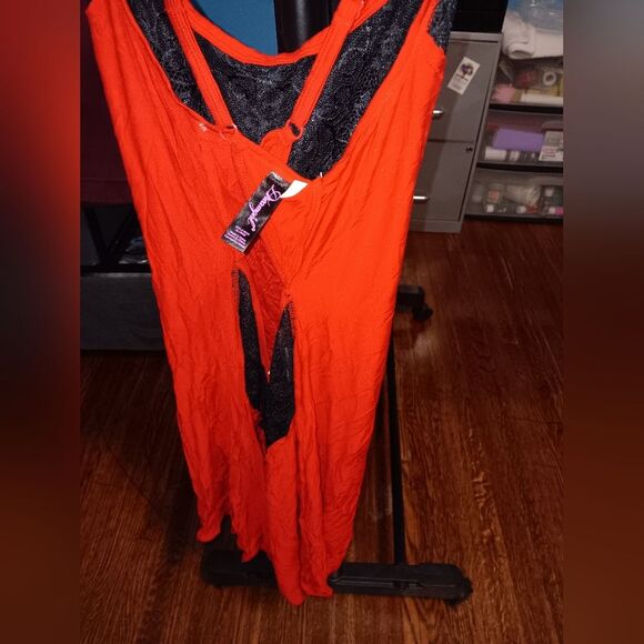 Adam & Eve Dreamgirl Slumber Baby Chemise Red NWT - Picture 4 of 7